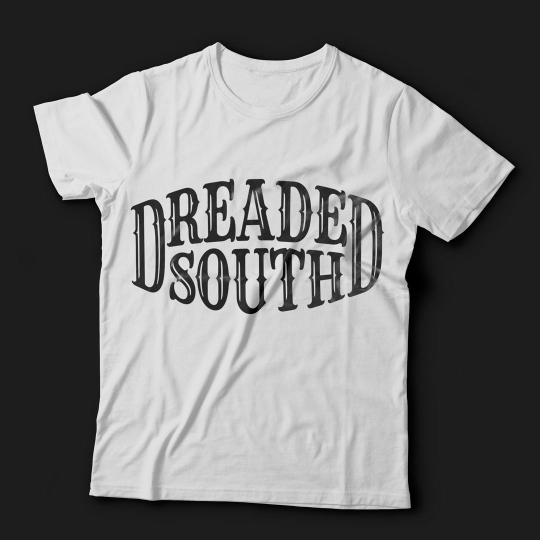 T-shirt with Dreaded South logo